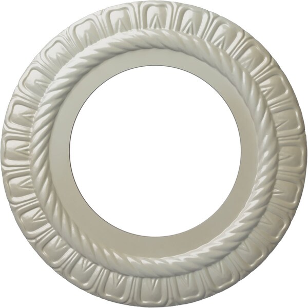 Ekena Millwork Claremont Ceiling Medallion (Fits Canopies up to 7"), 10 5/8"OD x 5 3/4"ID x 1/2"P, Flash Blue CM10CLFBS - main